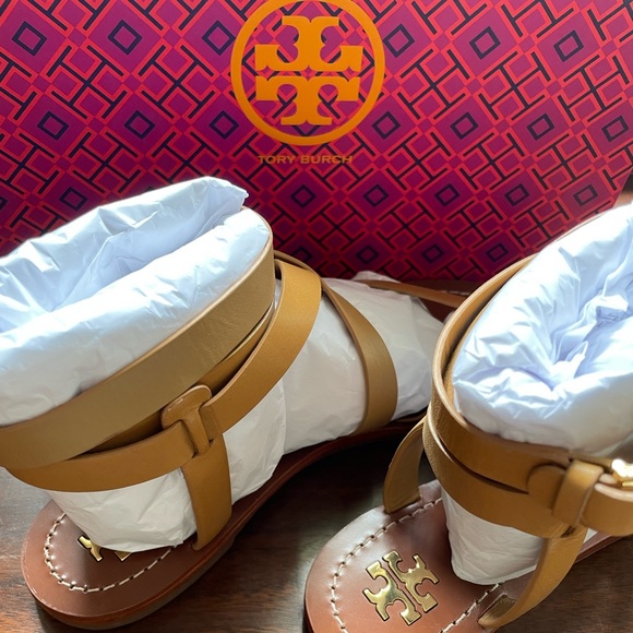 Tory Burch Patos Sandal Color Blond - Picture 3 of 6